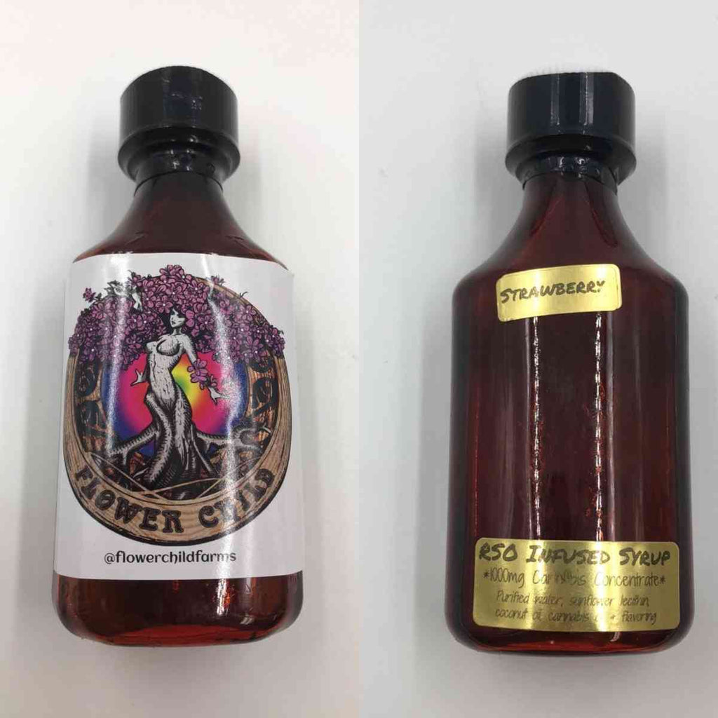 Strawberry THC Syrup (FlowerCHild Farms)