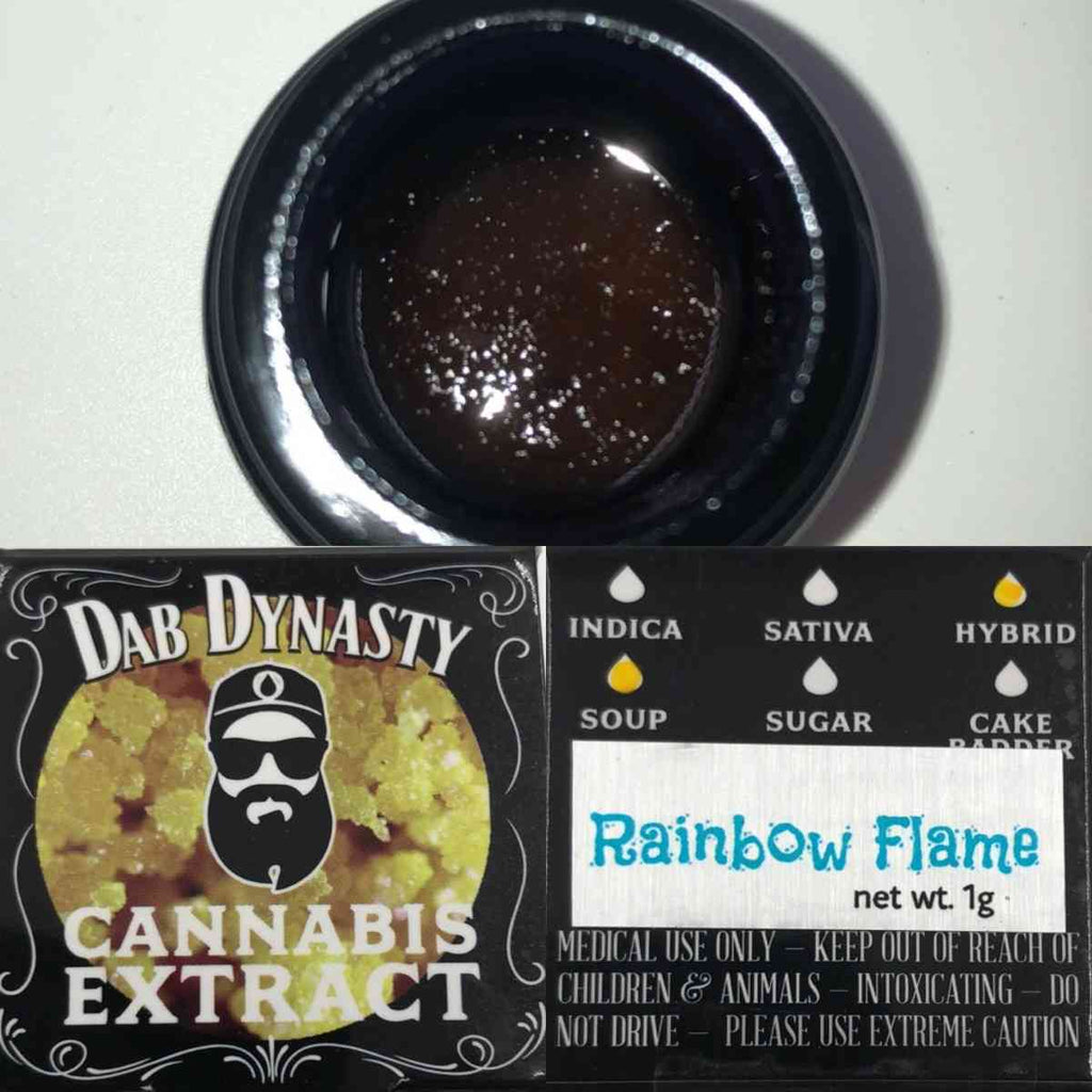 Rainbow Flame Sauce (Dab Dynasty Cannabis Extract)