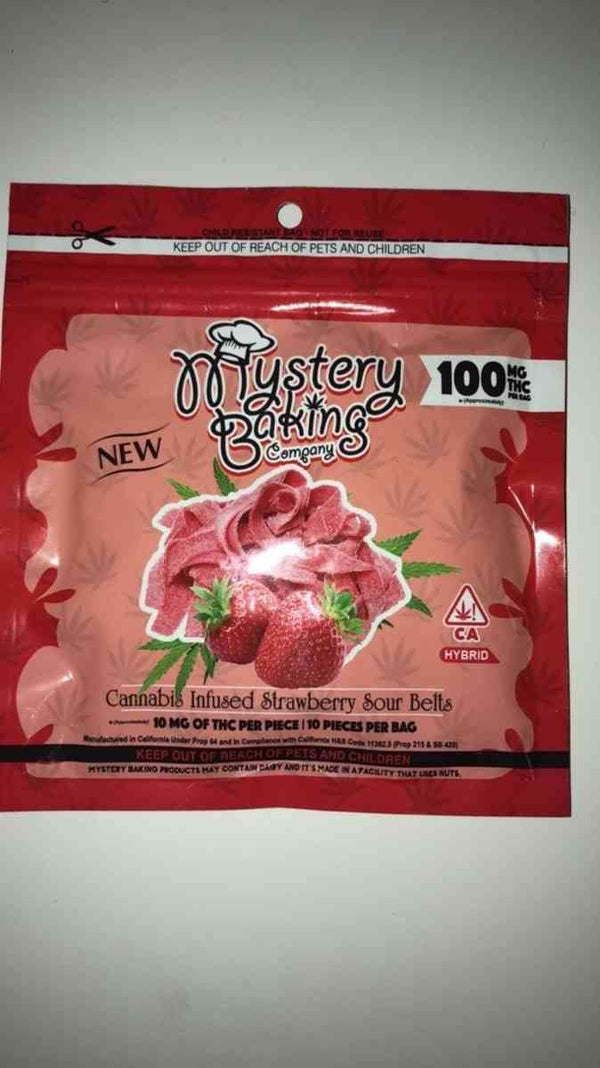 Strawberry Sour Belts (Mystery Baking)