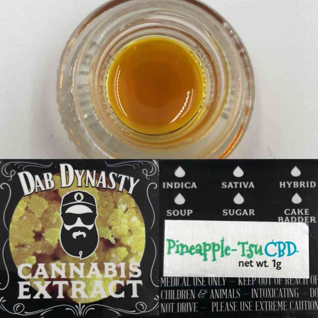 Pineapple Tsu CBD Sauce (Dab Dynasty  Cannabis Extract)